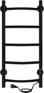 Полотенцесушитель электрический Indigo Arc Lux LCALE70-30BRRt черный муар