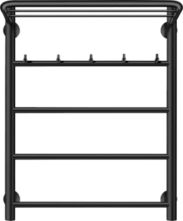 Полотенцесушитель электрический Secado Триада 1 КСП 60x50, черный, R