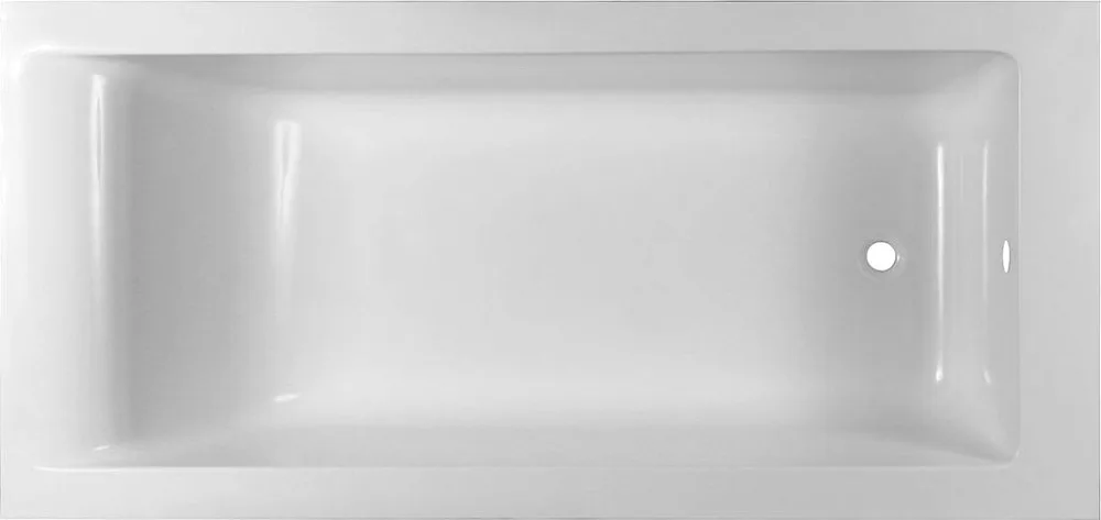 Ванна из искусственного камня Эстет Дельта 170x75 см, пристенная, на ножках Sancos — официальный сайт