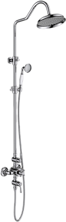 Душевая стойка AQUATEK Классик AQ2563CR, с термостатом, хром