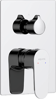 Встраиваемый смеситель AQUATEK Оберон AQ1246CR С ВНУТРЕННЕЙ ЧАСТЬЮ, хром