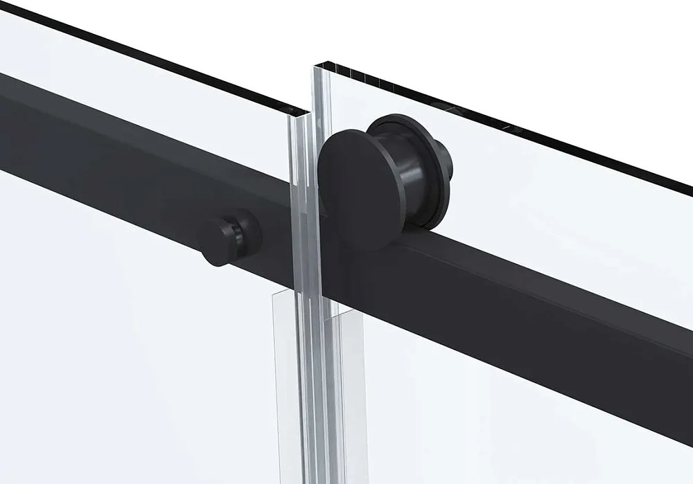 Душевая дверь в нишу Vincea Como Soft VDS-1CS110CLB 110 см профиль черный Sancos — официальный сайт