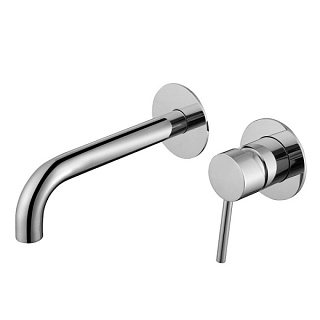 Смеситель для раковины Abber Wasser Kreis AF8112, С ВНУТРЕННЕЙ ЧАСТЬЮ, хром