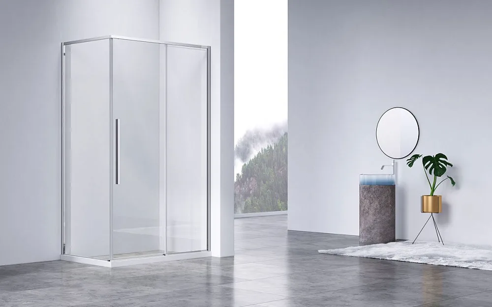 Душевой уголок Vincea Slim-N VSR-4SN9012CL 120х90 см, профиль хром Sancos — официальный сайт