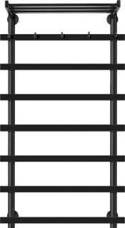 Полотенцесушитель электрический Secado Понтида 1 КСП, L 100x50, черный