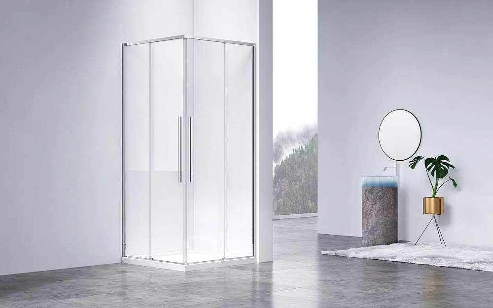 Душевой уголок Vincea Slim-N VSS-4SN900CL 90x90, профиль хром Sancos — официальный сайт