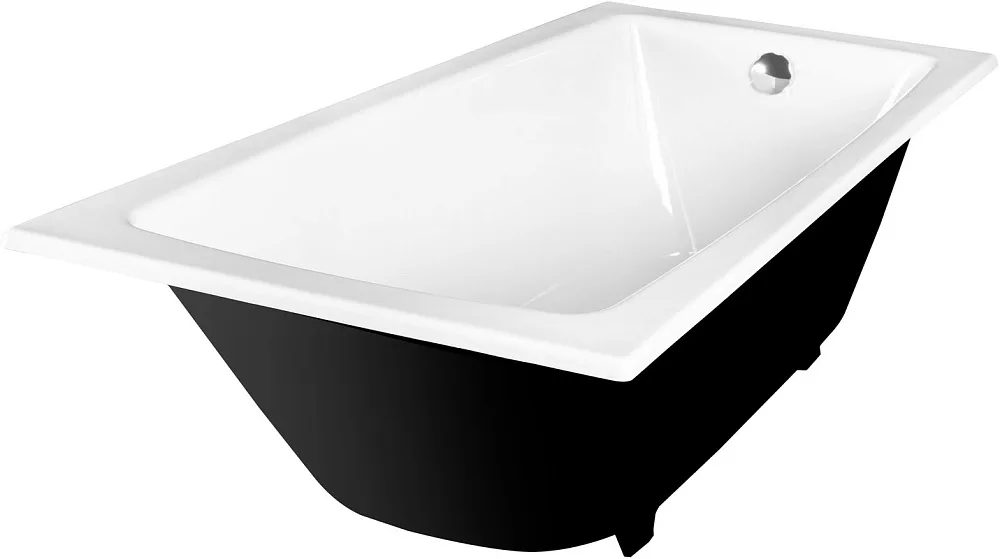 Чугунная ванна Wotte Vector 1 170x75 см, пристенная Sancos — официальный сайт