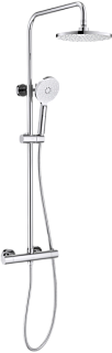 Душевая стойка AQUATEK Европа AQ2343CR, с термостатом, хром