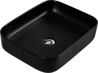 Накладная раковина AQUATEK Вега AQ5515-MB матовая черная