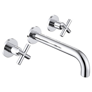 Смеситель для раковины Abber Wasser Kreis AF81121, С ВНУТРЕННЕЙ ЧАСТЬЮ, хром