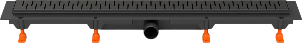 Душевой трап (лоток) MCH Chudej Medium CH650MC, 65 см, матовый черный Sancos — официальный сайт