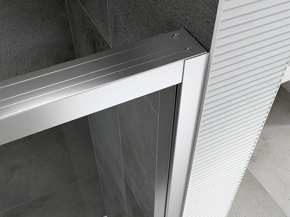 Душевой уголок Abber Komfort AG93130-S102 130х100 см, профиль матовый хром, стекло прозрачное Sancos — официальный сайт