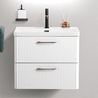 Тумба под раковину без столешницы BelBagno Due 60 bianco lucido