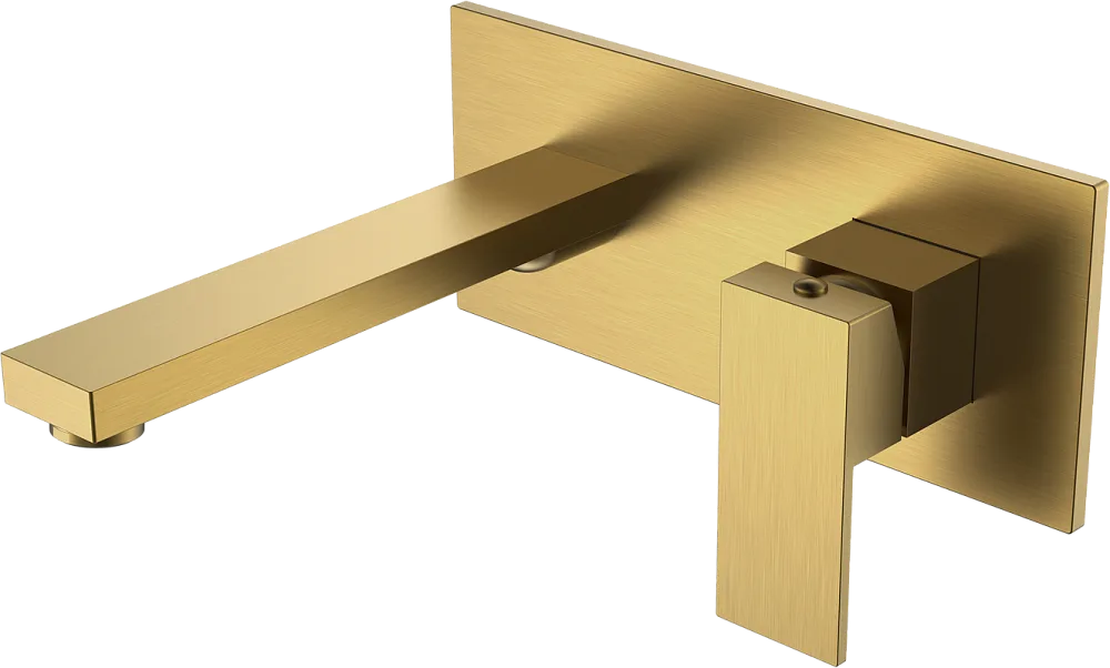 Смеситель для раковины Boheme Qubic 475-BR С ВНУТРЕННЕЙ ЧАСТЬЮ, bronze Sancos — официальный сайт