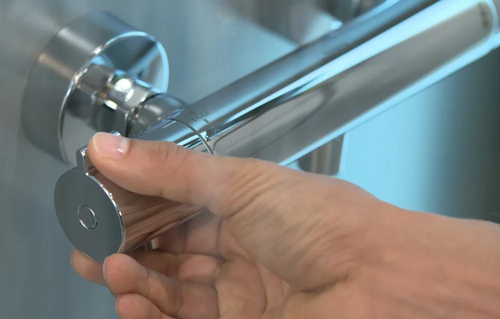 Термостатический смеситель Hansgrohe Ecostat 1001 CL ВМ 13211000 для душа Sancos — официальный сайт