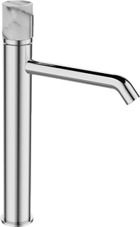 Смеситель для раковины Bronze de Luxe Focus 24615CM хром, мрамор
