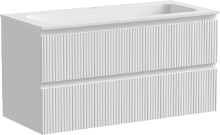 Тумба под раковину Sancos Snob T 100 подвесная Bianco (белый), SNT100W