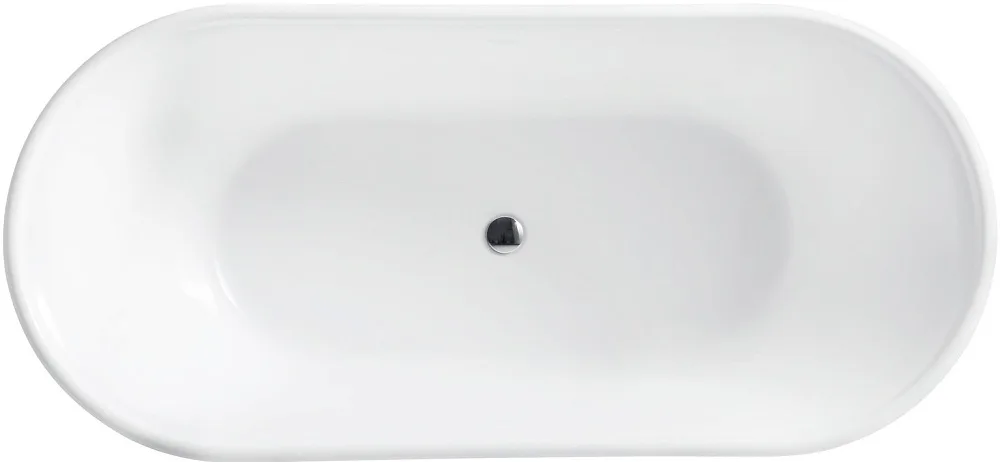 Акриловая ванна BelBagno BB402-1700-790 без опоры 170x80 см, отдельностоящая, белая, овальная, со сл Sancos — официальный сайт