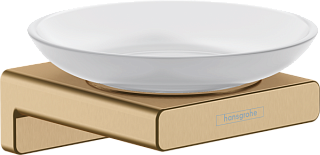 Мыльница Hansgrohe AddStoris 41746140 шлифованная бронза