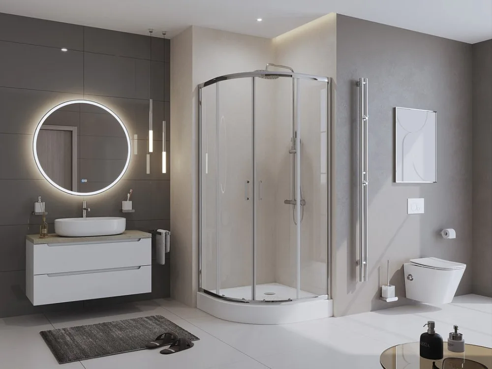 Поддон для душа BelBagno Tray 85х85 R550 с сифоном Sancos — официальный сайт