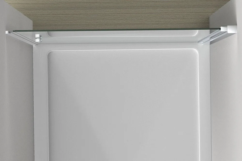 Душевая дверь в нишу Vincea Alpha VDP-3AL100CL 100x195, профиль хром Sancos — официальный сайт