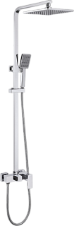 Душевая стойка Abber Daheim AF8220, хром