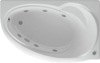 Акриловая ванна AQUATEK Бетта BET170-0000011 R 170x95 см, угловая, правая, пристенная, с гидромассаж