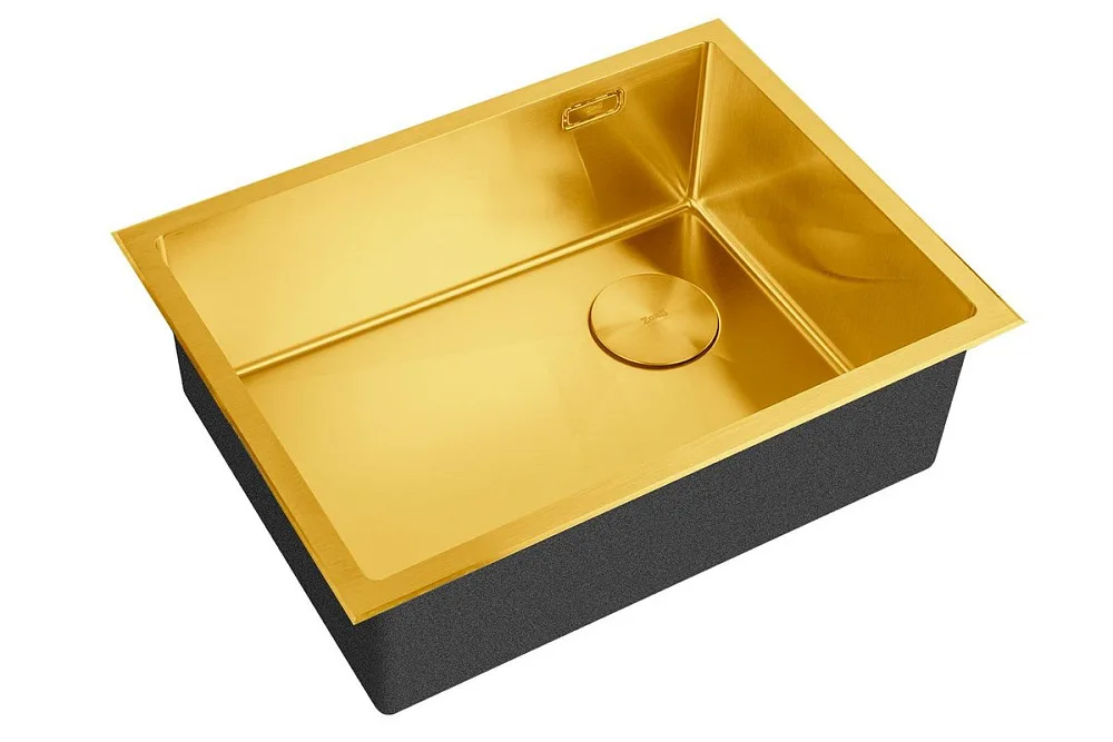 Кухонная мойка ZorG LUX 5844 BRONZE Sancos — официальный сайт