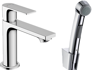 Смеситель для раковины Hansgrohe Rebris E 72216000 с гигиеническим душем