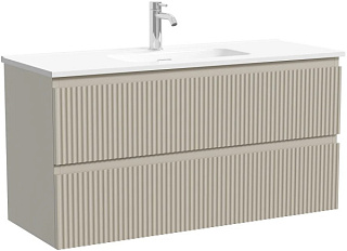 Тумба под раковину Sancos Snob R 100 подвесная Beige soft (капучино), SNR100/39CE