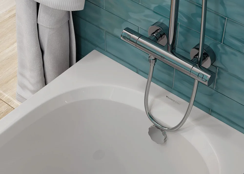 Акриловая ванна Vagnerplast Kasandra 150x70 см, пристенная, ультрабелая Sancos — официальный сайт