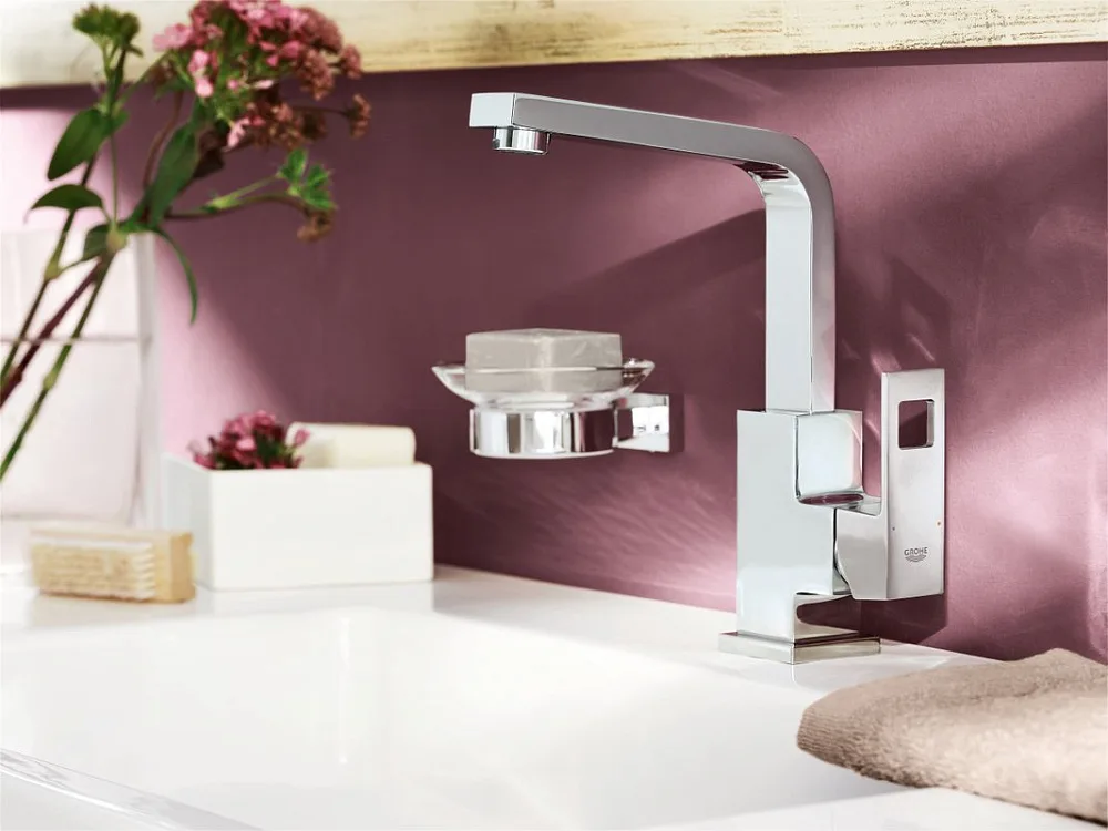 Смеситель для раковины Grohe Eurocube 2313500E Sancos — официальный сайт