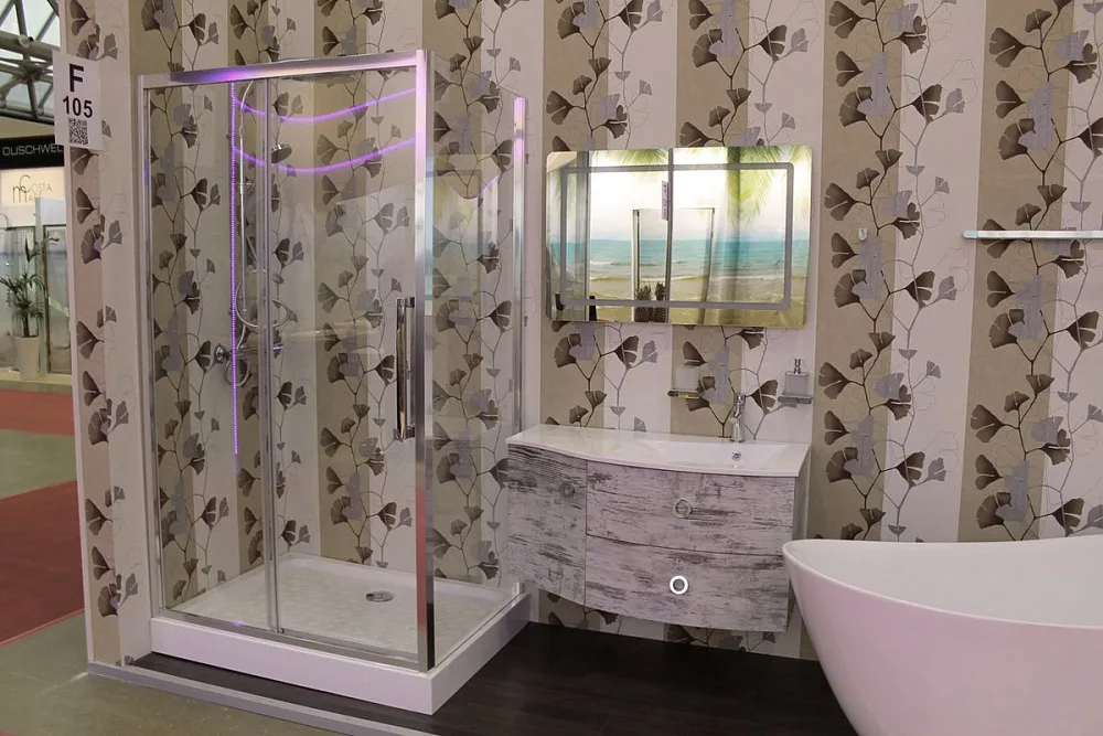 Душевой уголок Cezares Lux soft W AH1 130/100 C Cr IV Sancos — официальный сайт