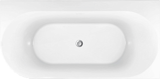 Акриловая ванна Allen Brau Priority 4 R 170x80 см, угловая, правая, пристенная, белая, асимметричная