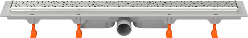 Душевой трап (лоток) MCH Chudej Square CH850/50SN 85 см, хром Sancos — официальный сайт