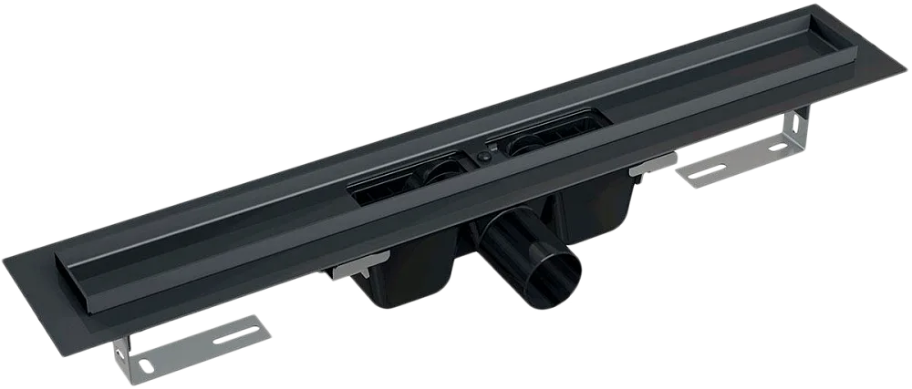 Душевой трап (лоток) AlcaPlast APZ1Black APZ1BLACK-1150 без решетки Sancos — официальный сайт