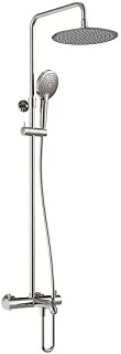 Душевая стойка AQUAme Siena AQM8008BN, никель