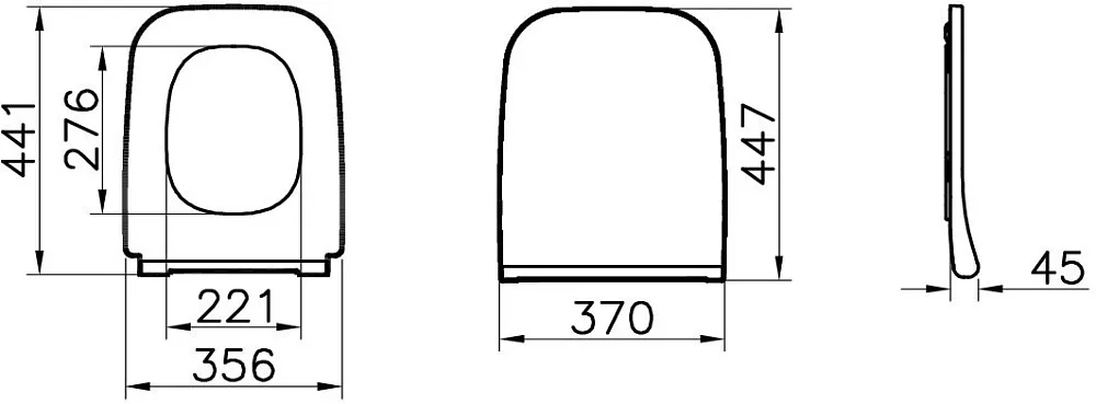 Крышка-сиденье VitrA Integra Square 810-003-009 быстросъемная, с микролифтом Sancos — официальный сайт