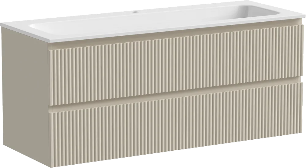 Тумба с раковиной Sancos Snob R 120 см, beige soft, раковина CN7017 Sancos — официальный сайт