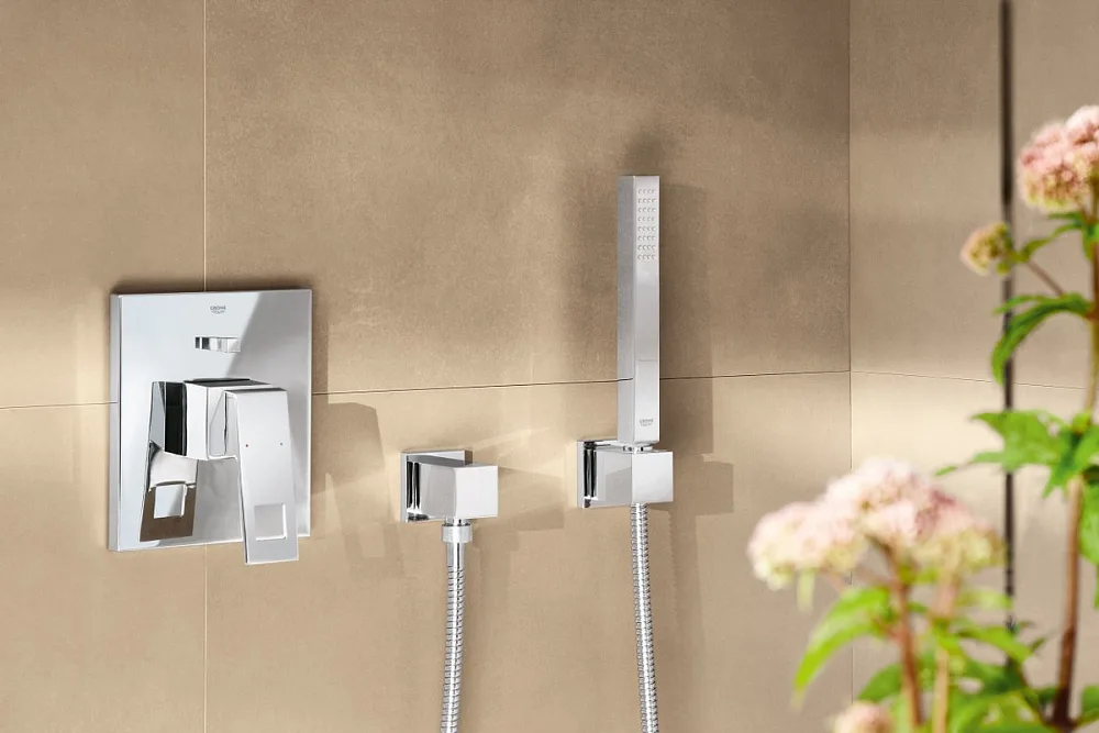 Душевой гарнитур Grohe Euphoria Cube Stick 26405000 Sancos — официальный сайт