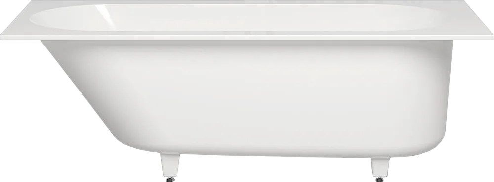 Ванна из искусственного камня Salini Ornella Kit 170x75 см, встраиваемая, белая, со сливом-переливом Sancos — официальный сайт