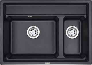 Мойка кухонная Granula Kitchen Space 7302, шварц