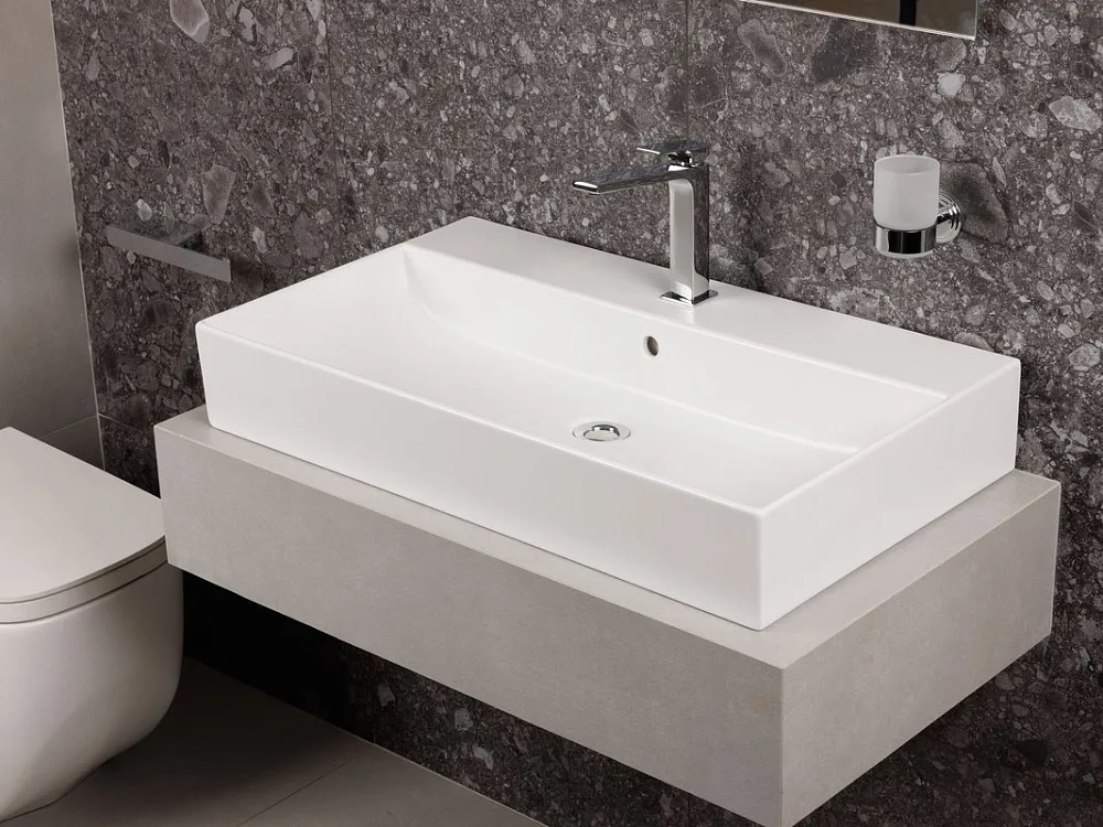 Накладная раковина Hatria Bahia_13 BH1000465011TS0 100x46 см Sancos — официальный сайт