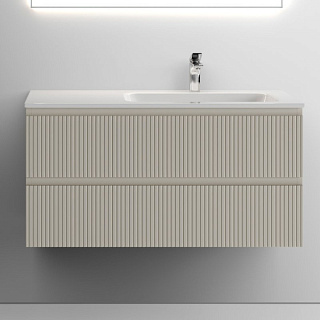 Тумба с раковиной Sancos Snob T 100 см, R, beige soft