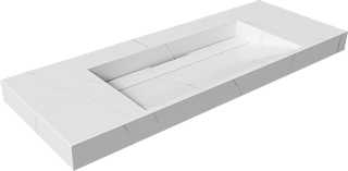 Раковина Armadi Art Flat Calacatta 120