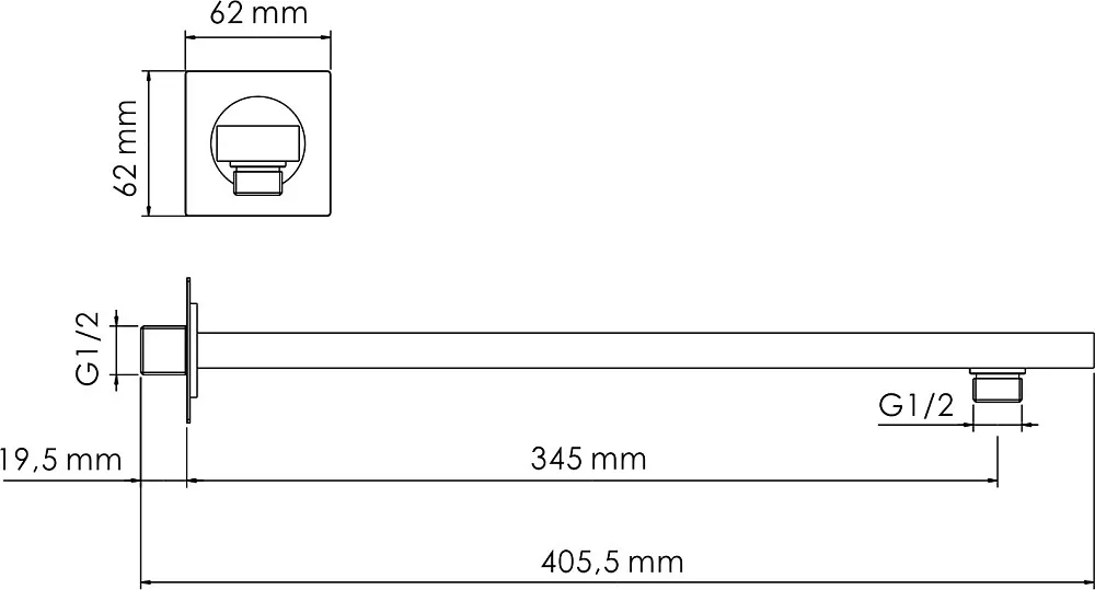 Душевой комплект Wasserkraft Naab A8651.312.090.118.326.087.103, С ВНУТРЕННЕЙ ЧАСТЬЮ, хром Sancos — официальный сайт