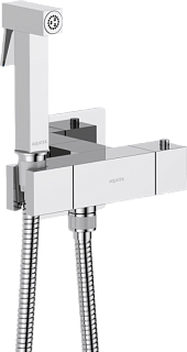 Гигиенический душ AQUATEK Либра AQ1028CR со смесителем, С ВНУТРЕННЕЙ ЧАСТЬЮ, хром