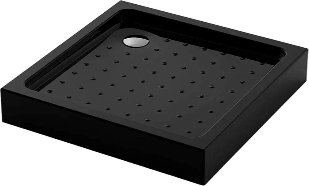 Поддон для душа Veconi Tezeo acrylic TZ-52B 100x100, черный Sancos — официальный сайт