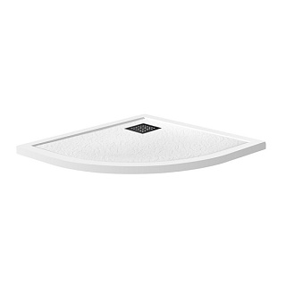 Поддон для душа BelBagno Uno TRAY-MR-UNO-R-90-550-35-W-NO 90х90, белый, с сифоном