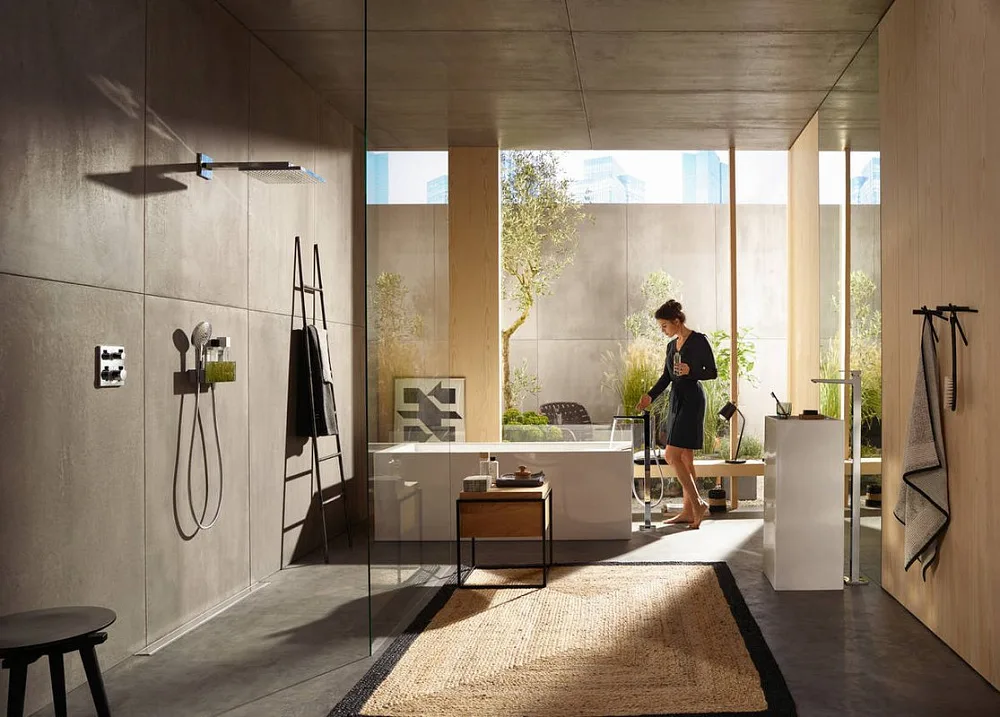 Напольный смеситель для раковины Hansgrohe Metropol 32530000, хром Sancos — официальный сайт